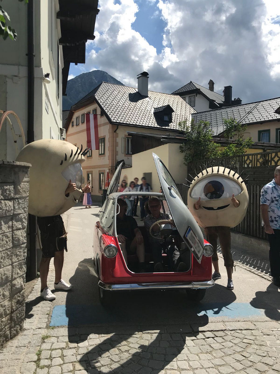Augen auf die Straße