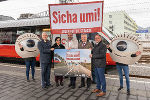 Landespolizeidirektor-Stv. Joachim Huber, Verkehrssicherheitsexpertin Maria Knauer-Lukas, Steiermarkbahn-Geschäftsführer Werner Hecking, LH-Stv. Anton Lang und ÖBB-Regionalmanager Peter Wallis (v.l.). © Land Steiermark/Resch Landespolizeidirektor-Stv. Joachim Huber, Verkehrssicherheitsexpertin Maria Knauer-Lukas, Steiermarkbahn-Geschäftsführer Werner Hecking, LH-Stv. Anton Lang und ÖBB-Regionalmanager Peter Wallis (v.l.).